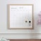 Martha Stewart Everette 18in. x 18in. Magnetic Monthly Calendar Dry Erase Board, w/Dry Erase Marker and 2 Mgnts BR-PM-MWP-4545-LN-MS - alternate 6